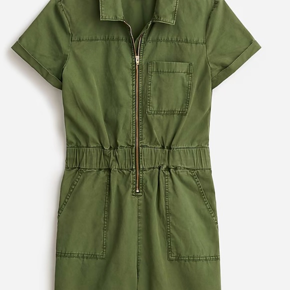 J. Crew Other - J. Crew Zip-Front Chino Romper 8
